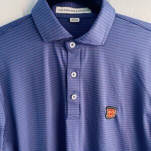 Holderness & Bourne The Campbell Polo Shirt Mens Medium Manhattan Woods Golf